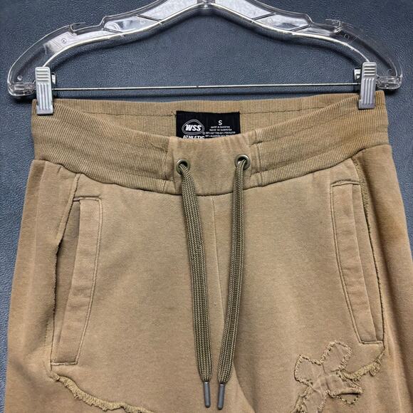 WSS American Pride Flag Joggers Sweatpants Military FLAWED Mens Small Comfy Cozy - Picture 13 of 15